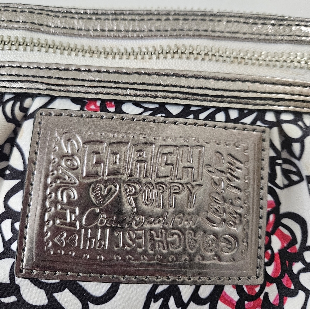 Coach Black and White Patterned Crossbody Bag - Picture 3 of 4